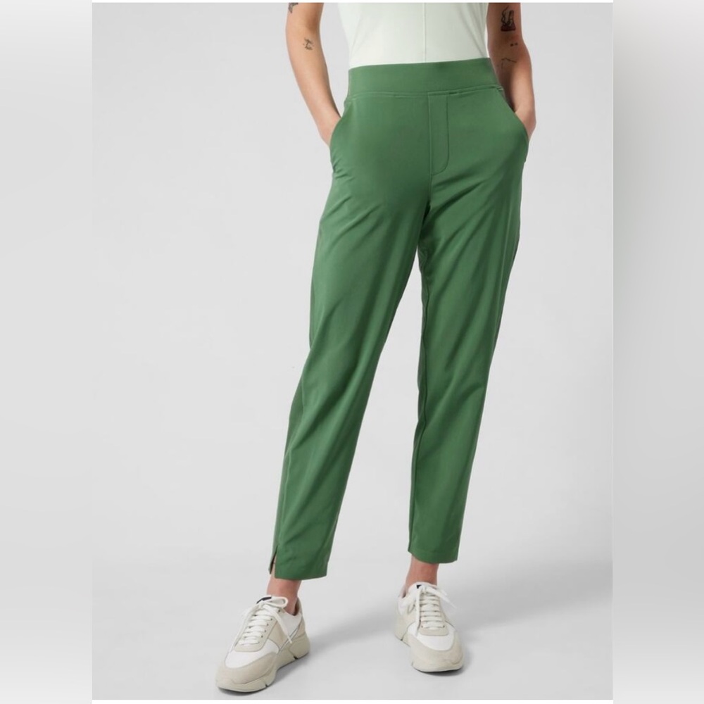 Athleta Brooklyn Green Ankle Pants